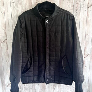 Krew Men’s Quilted Bomber Jacket